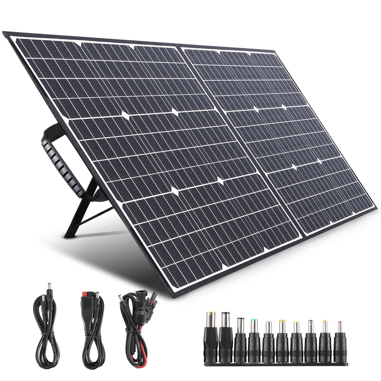 Swarey 100W 12V Foldable Portable Solar Panel Charger USB for RV/Camping/Power station